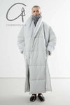 HED MAYNER two -piece lapel coat AW22_O30_Gry/NYLON silver gray PHM6